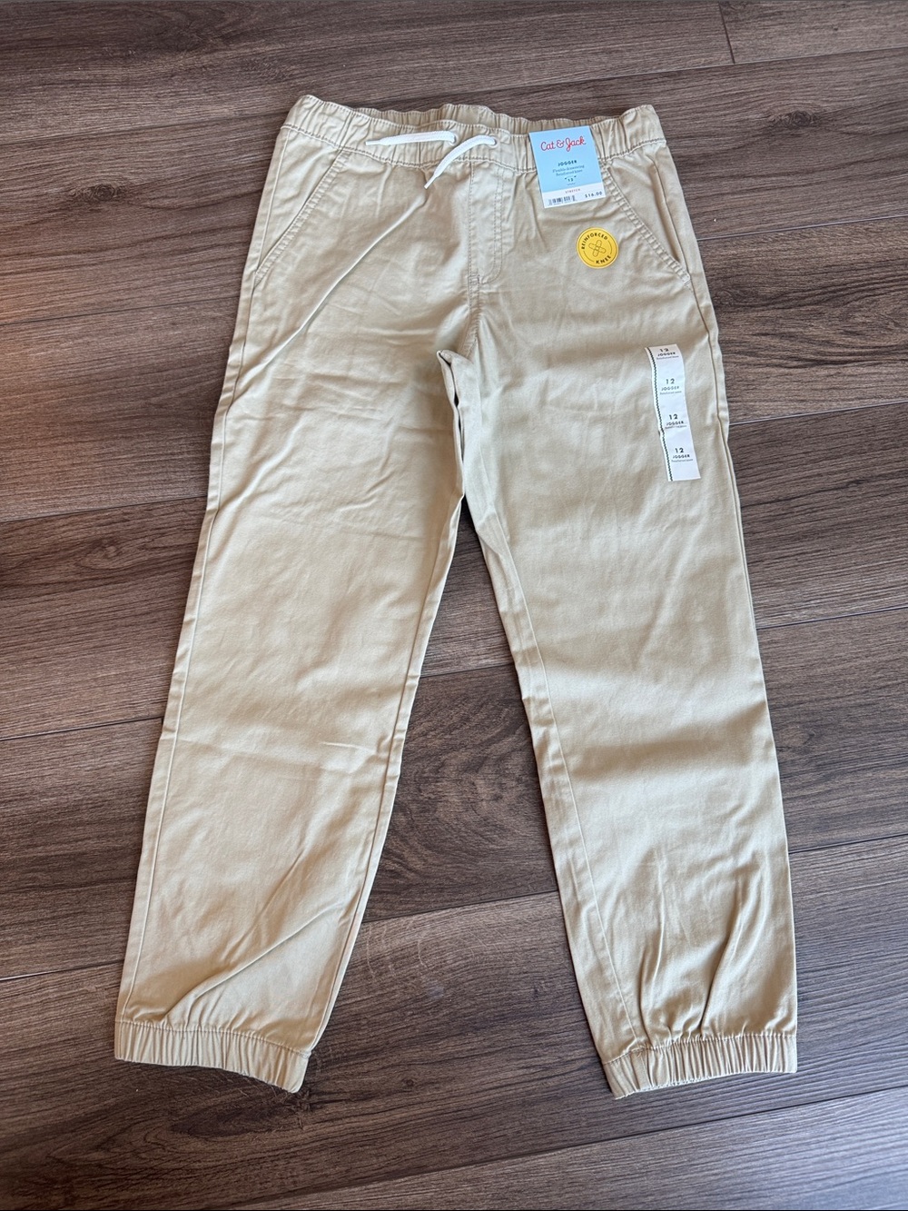 NWT Kids 14 khaki joggers